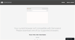 Desktop Screenshot of demosend.com